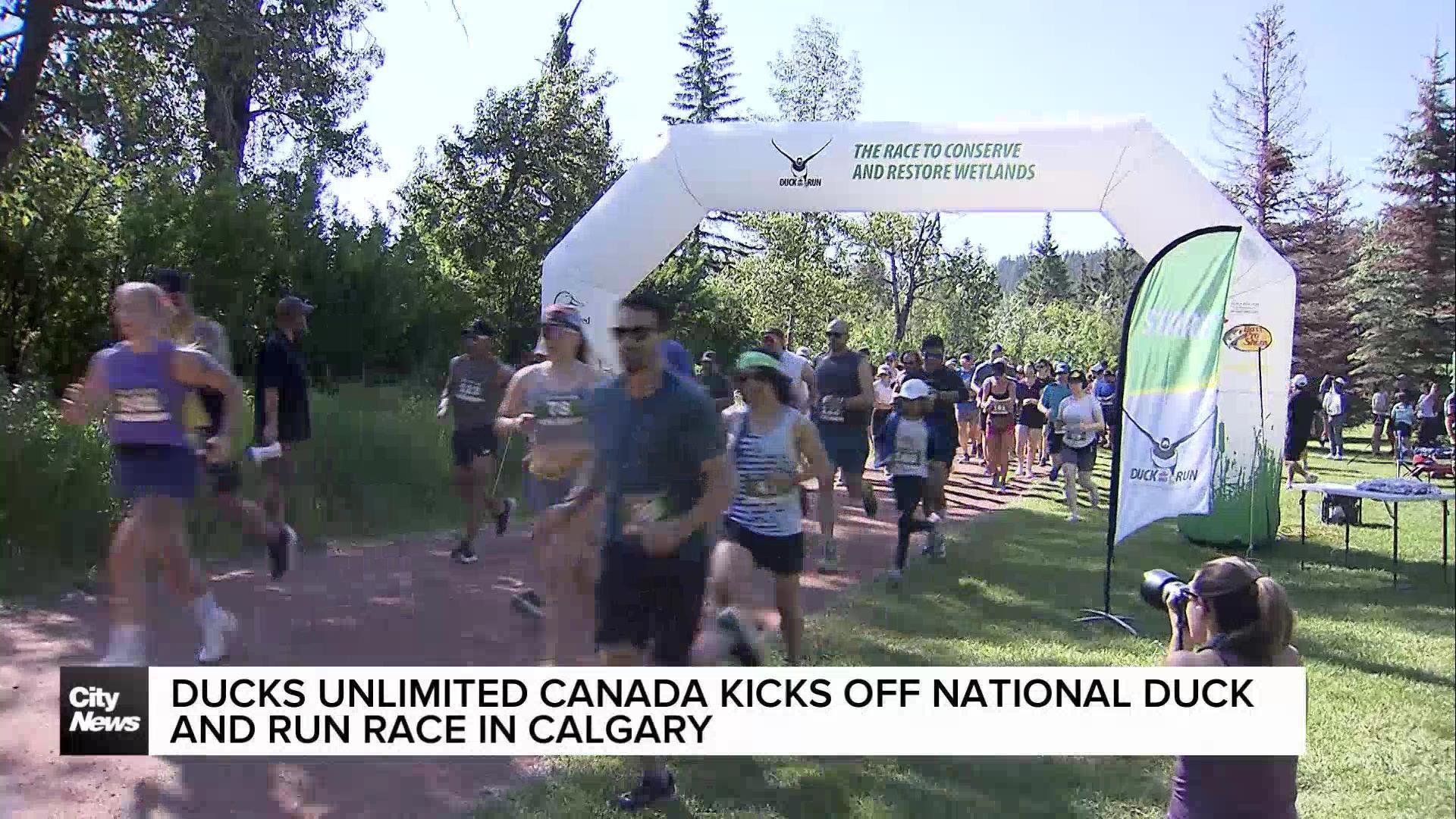 Ducks Unlimited Canada kicks off the National Duck and Run Race in Calgary