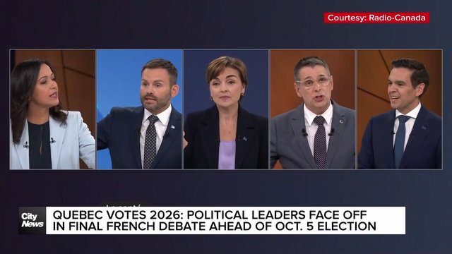 Quebec votes 2026: political leaders take part in final French debate
