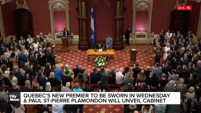 New Quebec premier: Paul St-Pierre Plamondon to be sworn in Wednesday