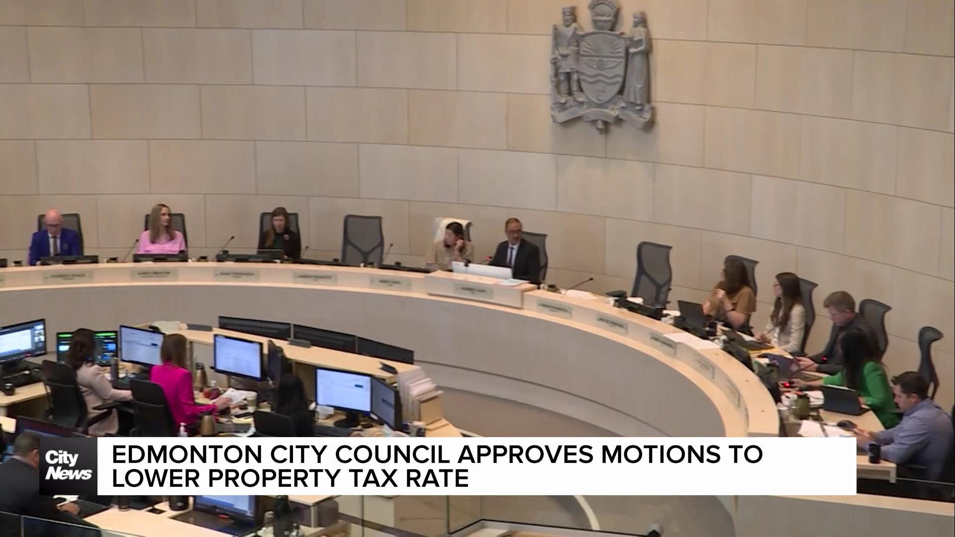 Edmonton city council takes two per cent off property tax hike