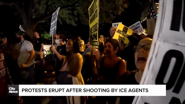 Protests erupt after ICE agent shoots food delivery driver