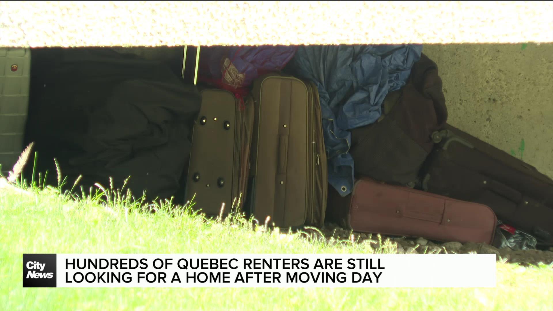 Montreal renters still looking for a place to live after moving day
