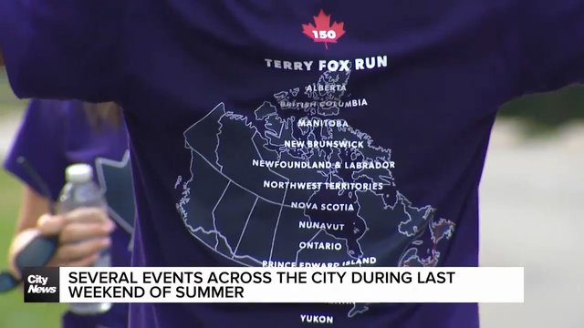 Several events across the city during last weekend of summer