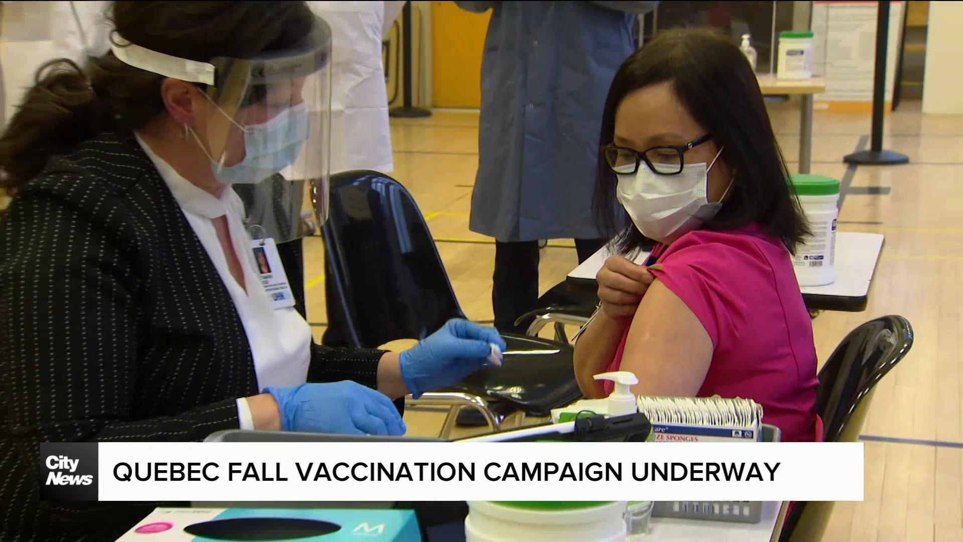 Quebec vaccination campaign against respiratory viruses is underway.