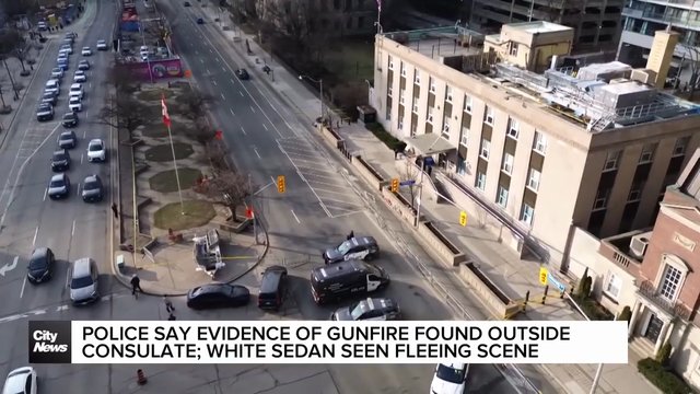 Suspect sought after shooting outside U.S. Consulate in Toronto