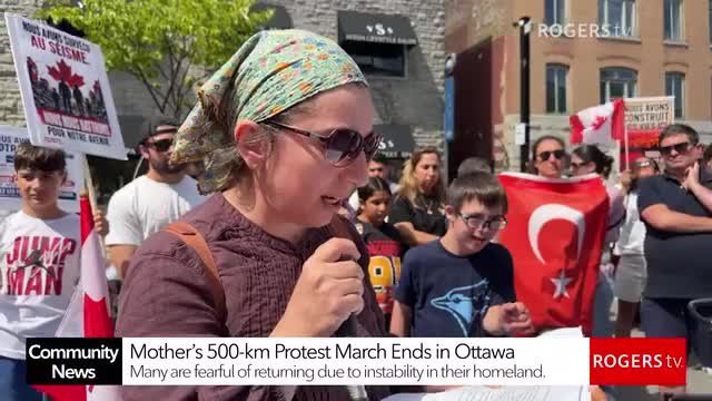 Mother walks from Ottawa to Toronto