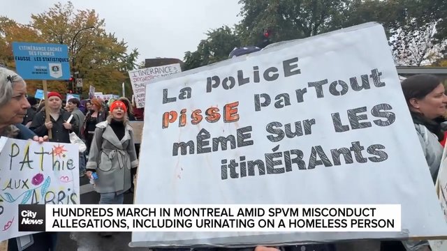 Nuit des sans-abri: Hundreds march in demonstration in Montreal