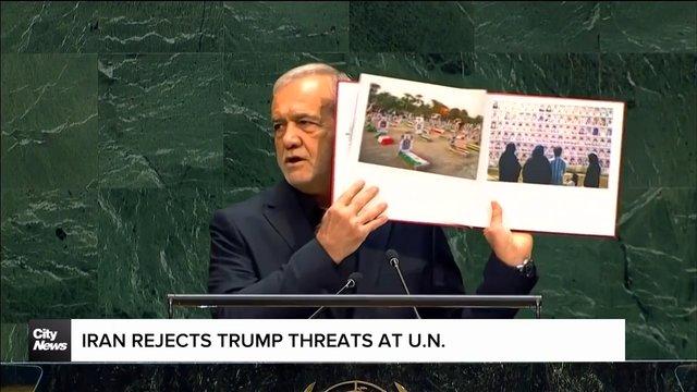 Iran fires back at Trump at UN