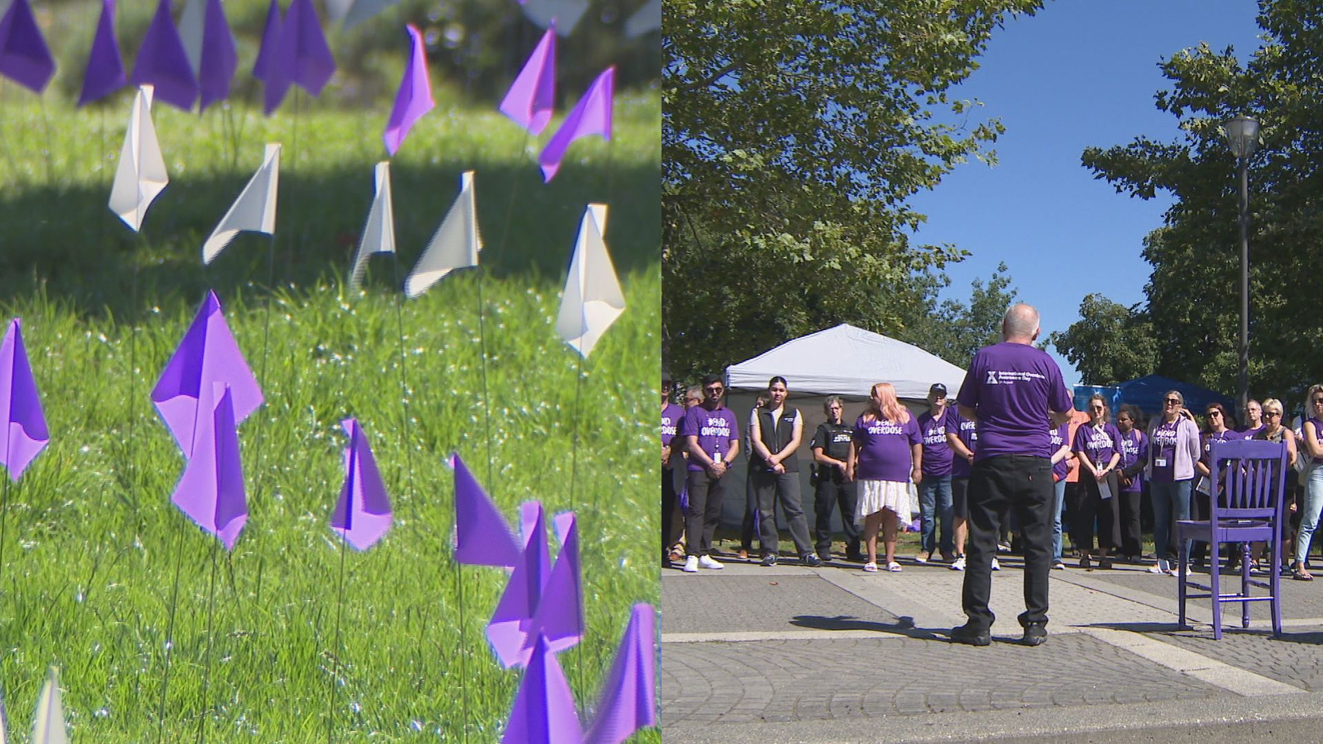 Memorial held in Surrey to commemorate lives lost to toxic drug crisis