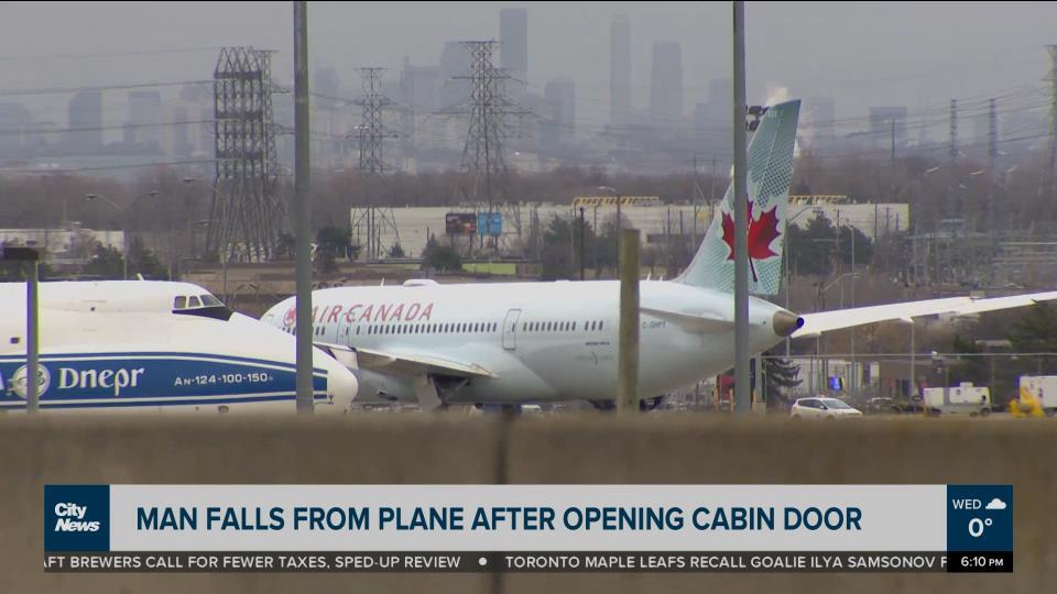 Air Canada passenger injured after opening cabin door at Pearson