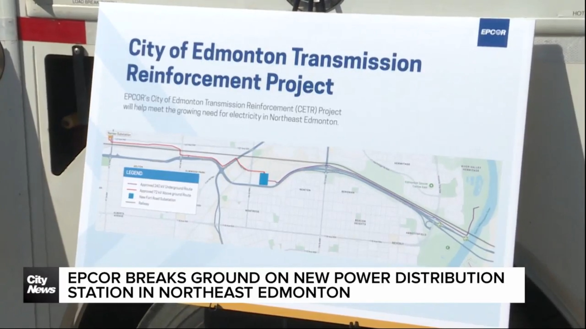 EPCOR building new $398M power distribution station in Edmonton