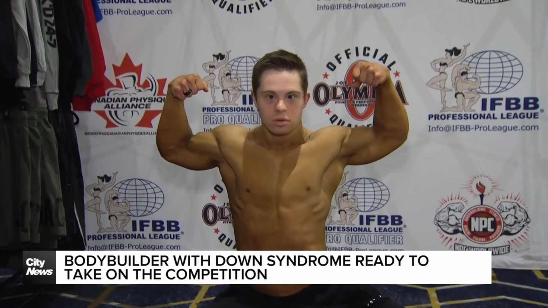 Bodybuilder with Down syndrome ready to take on the competition