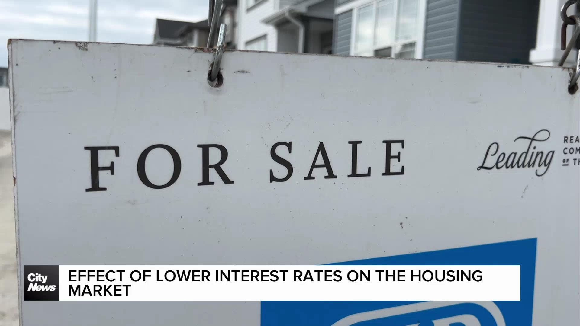 Effect of lower interest rates on housing market