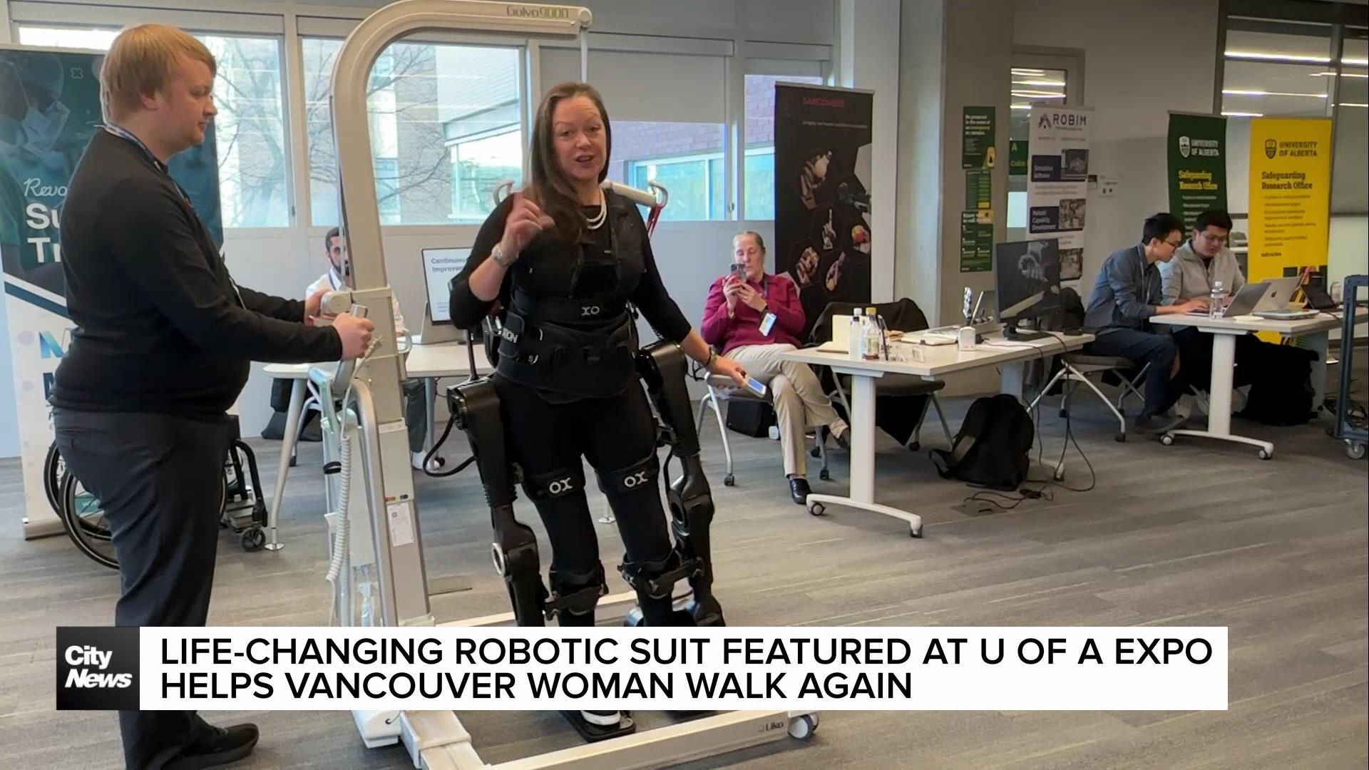 Revolutionary robotic suit helps people walk again