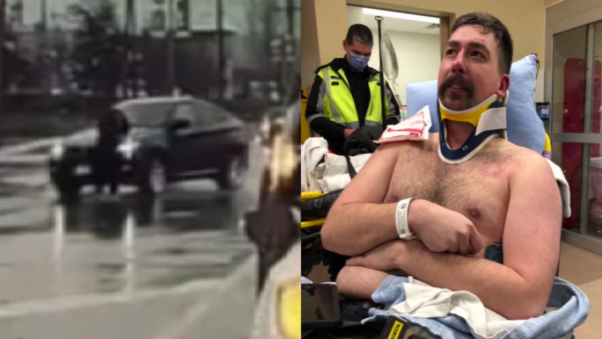 Pedestrian struck by SUV worried ICBC won't help him