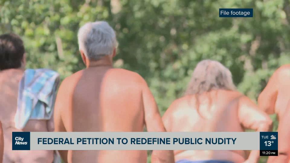 Federal petition to redefine public nudity in Criminal Code of Canada