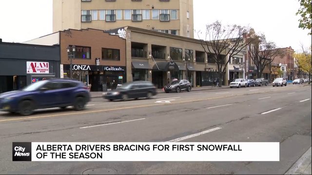 Alberta drivers bracing for first snowfall of the season