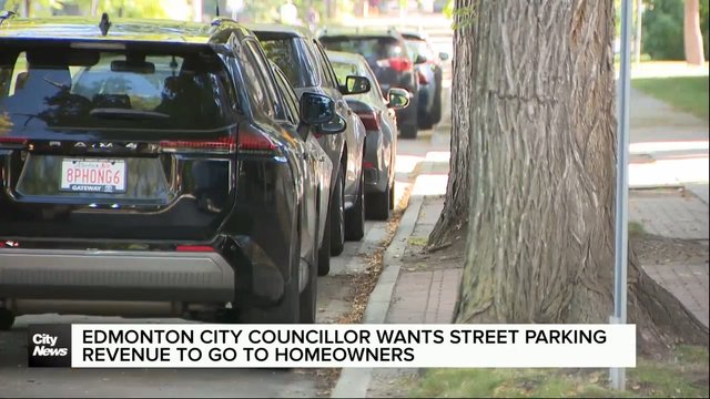 Edmonton city councillor wants street parking revenue to go to homeowners