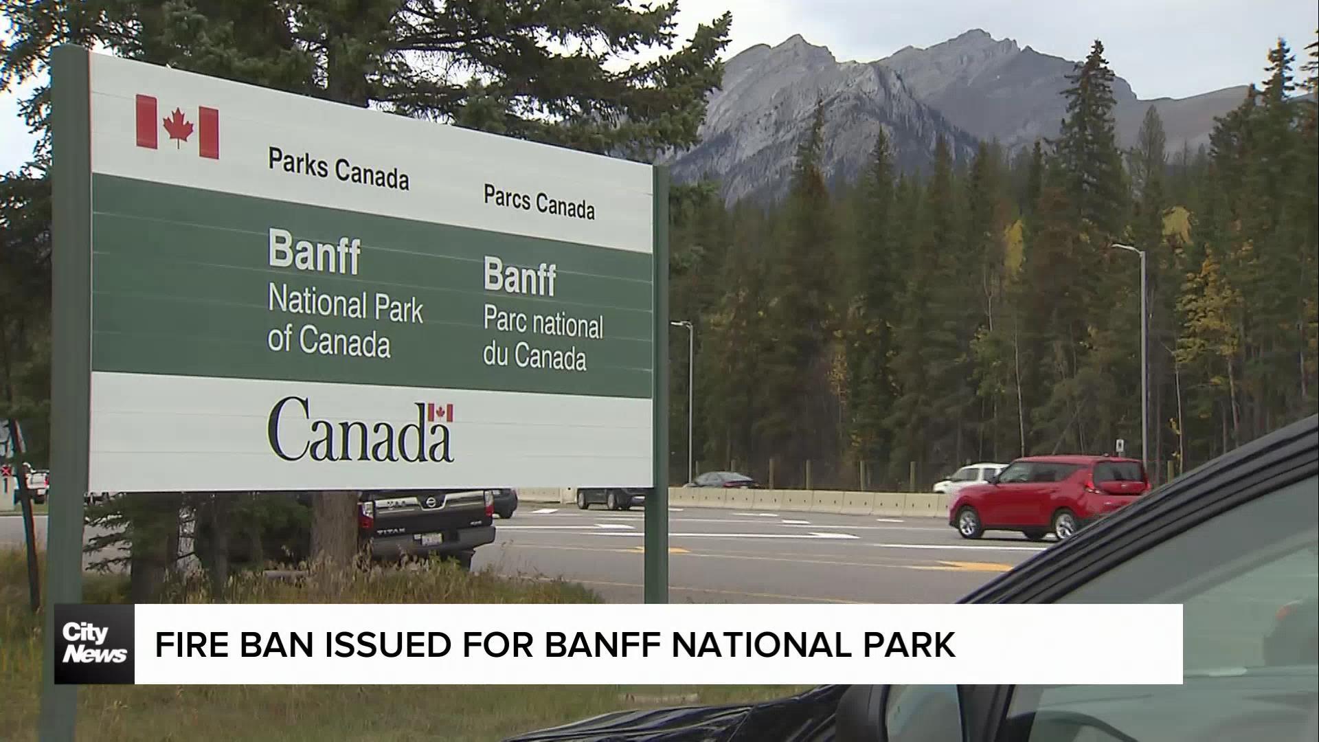 Fire ban issued for Banff National Park