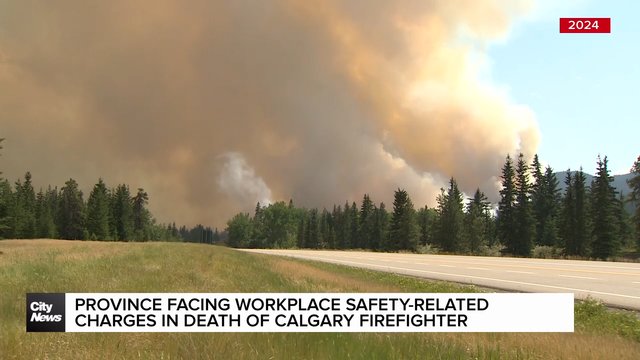 Province facing workplace safety related charges in death of Calgary firefighter