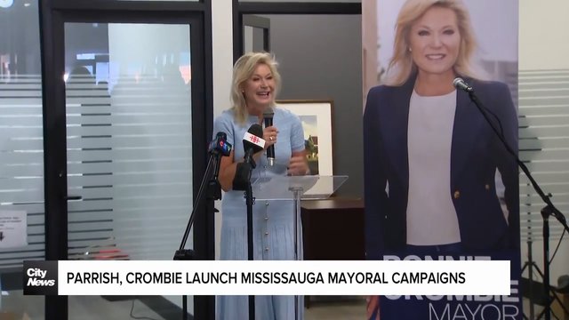 Parrish, Crombie launch Mississauga mayoral campaigns