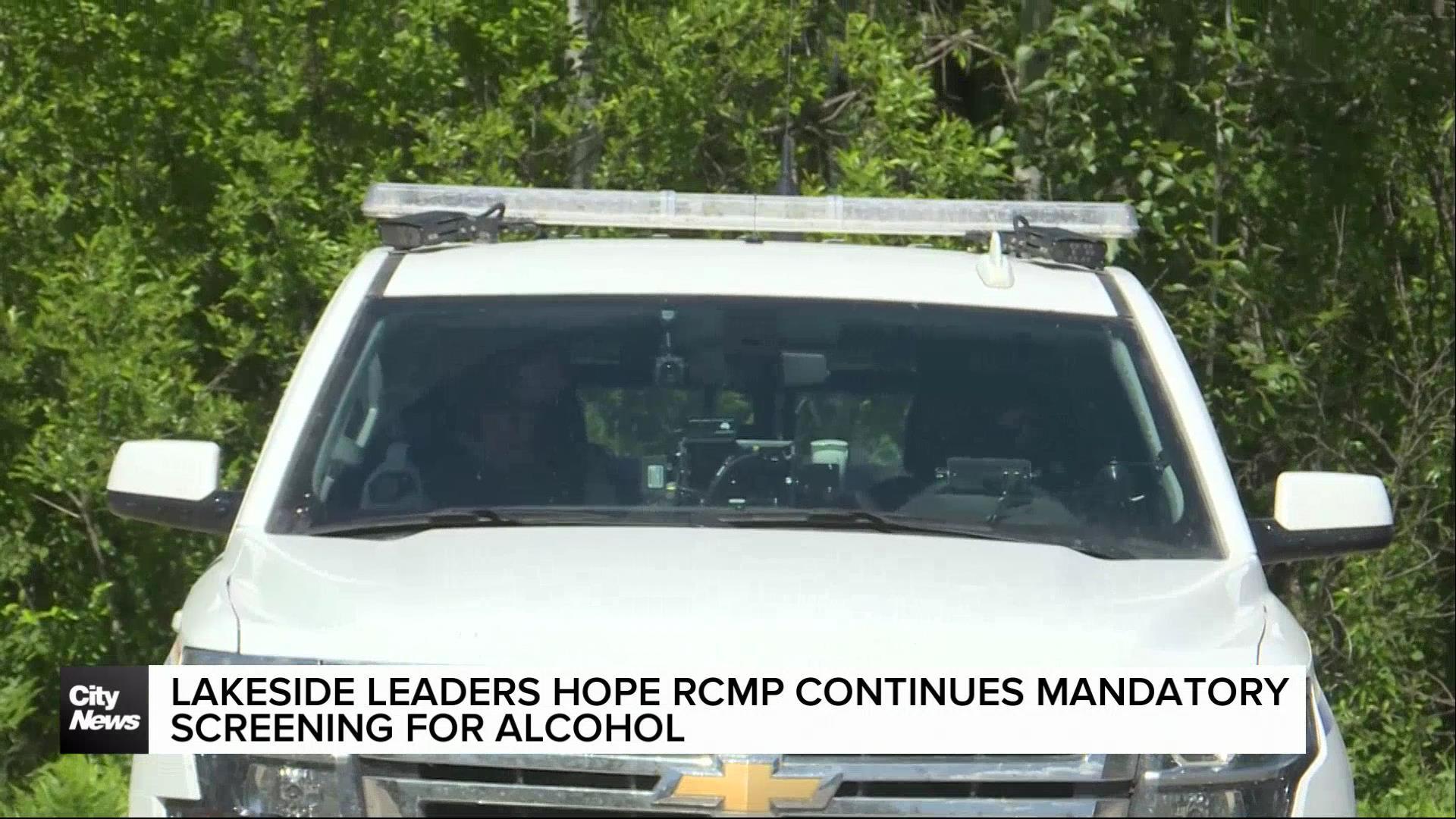 Lakeside leaders hope Manitoba RCMP’s mandatory screening of motorists for booze continues