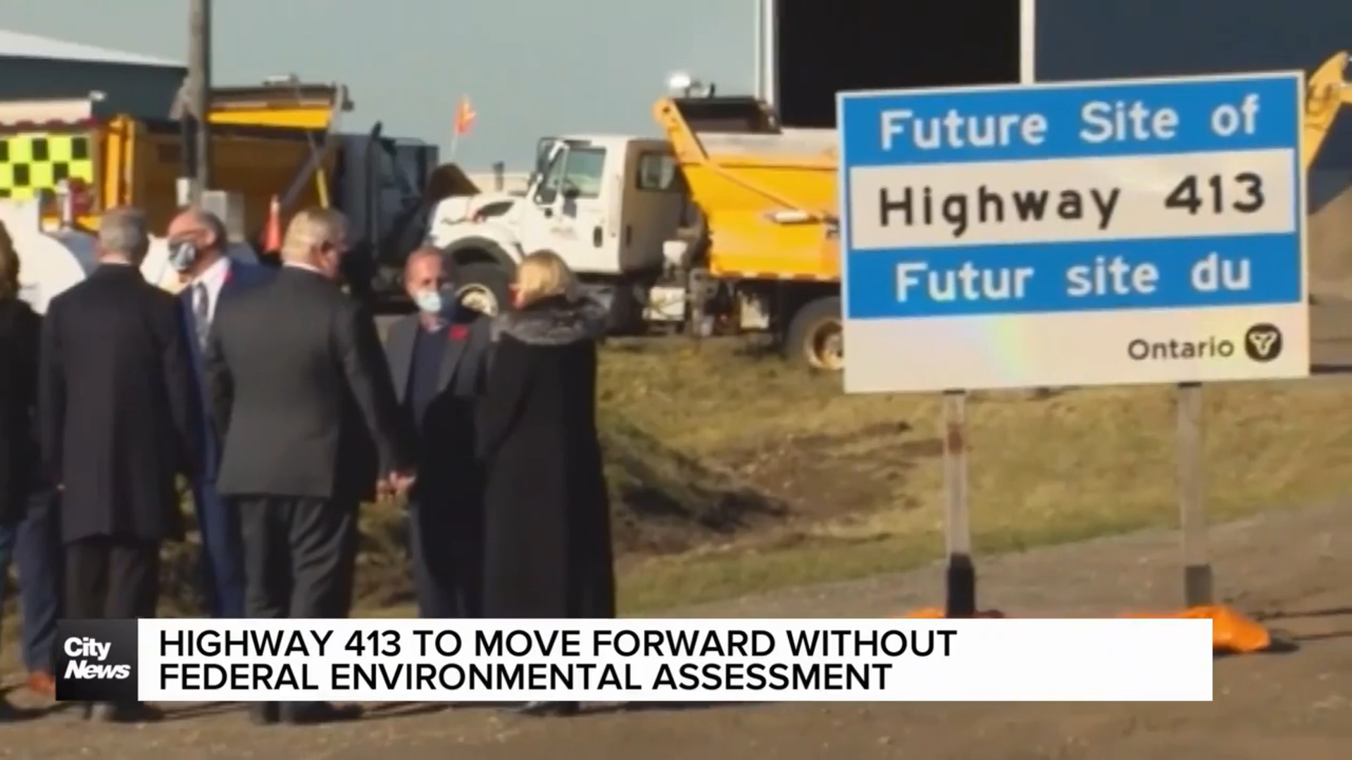 Highway 413 can move forward without federal environmental assessment