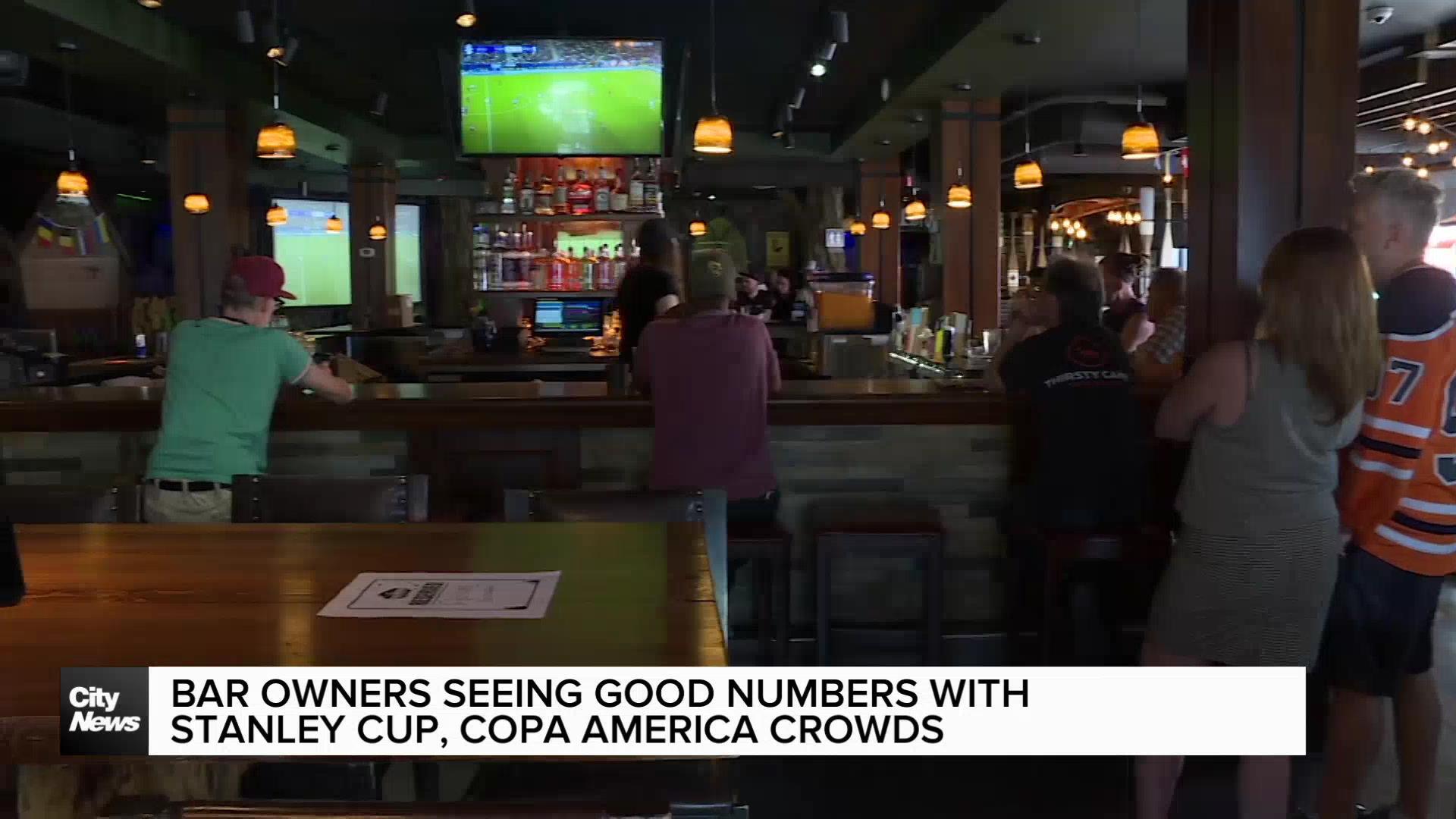 Bar owners seeing good numbers with Stanley Cup, Copa America