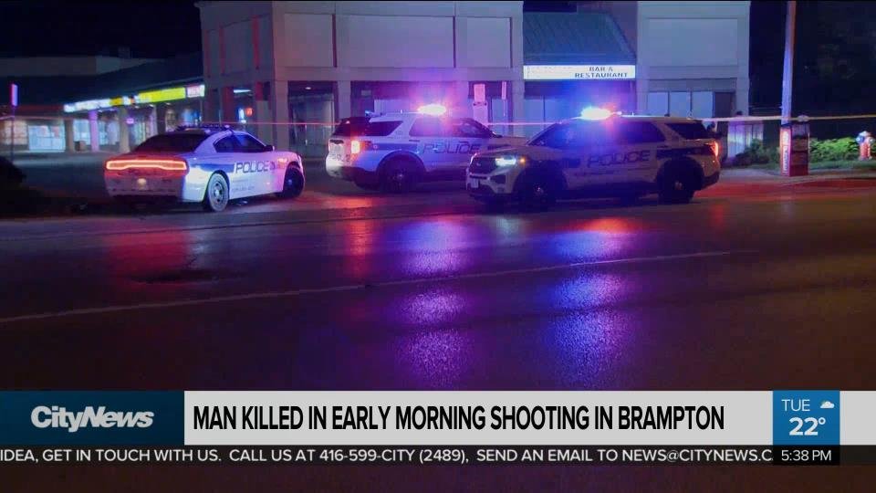 Early morning shooting leaves man dead in Brampton