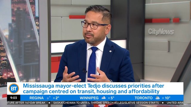 Mississauga mayor-elect Alvin Tedjo discusses property tax freeze for seniors