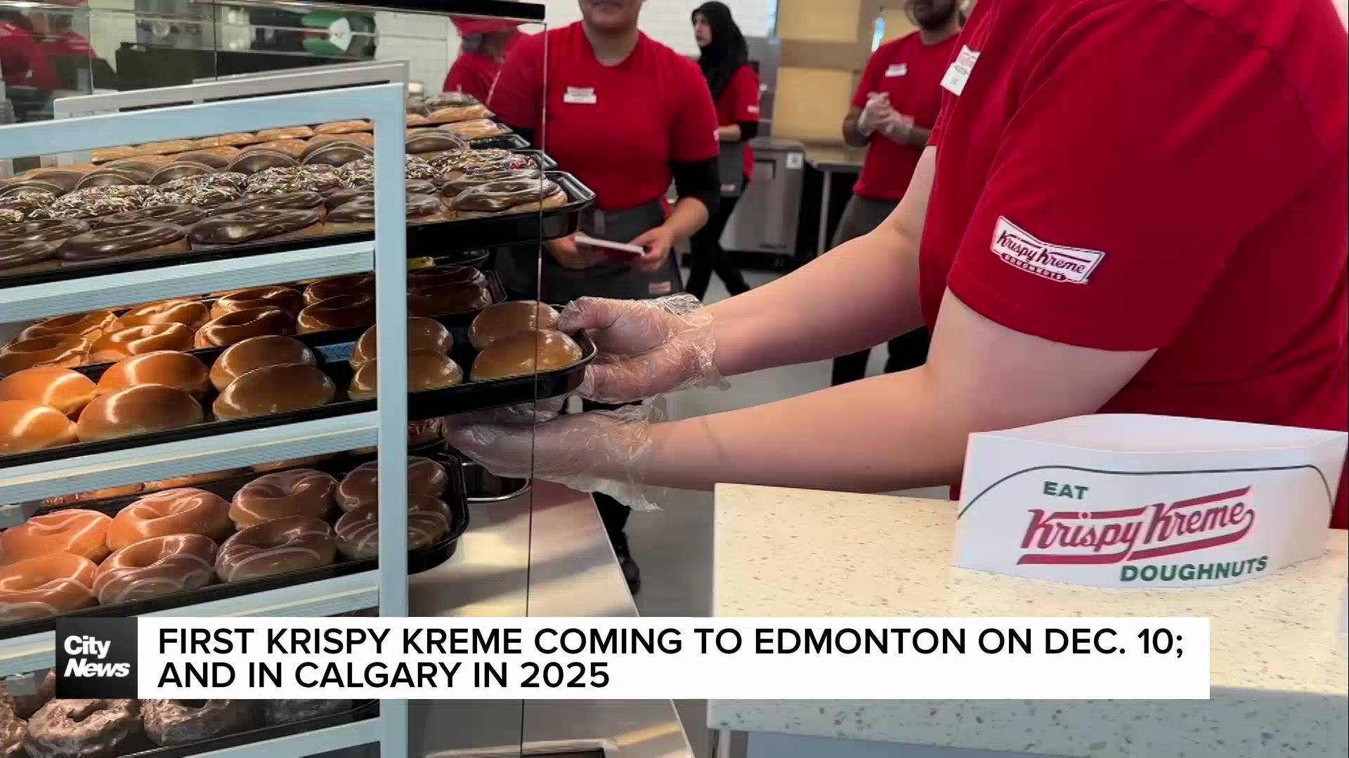 First Krispy Kreme in Edmonton opens December 10