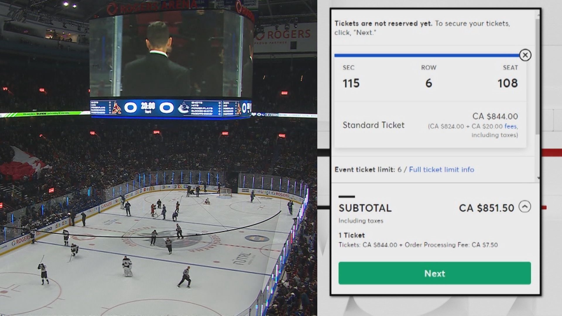 Vancouver Canucks fans say resold playoff tickets are too expensive