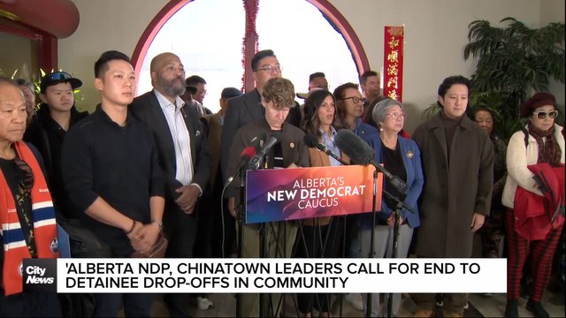 Community members, Alberta NDP in calling for end to Chinatown detainee drop-offs