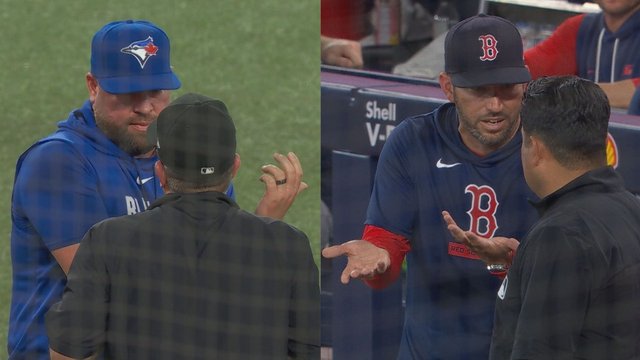 Blue Jays beat Red Sox despite 16-minute deliberation on unusual ruling