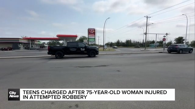 Teens charged after 75-year-old woman injured in attempted robbery