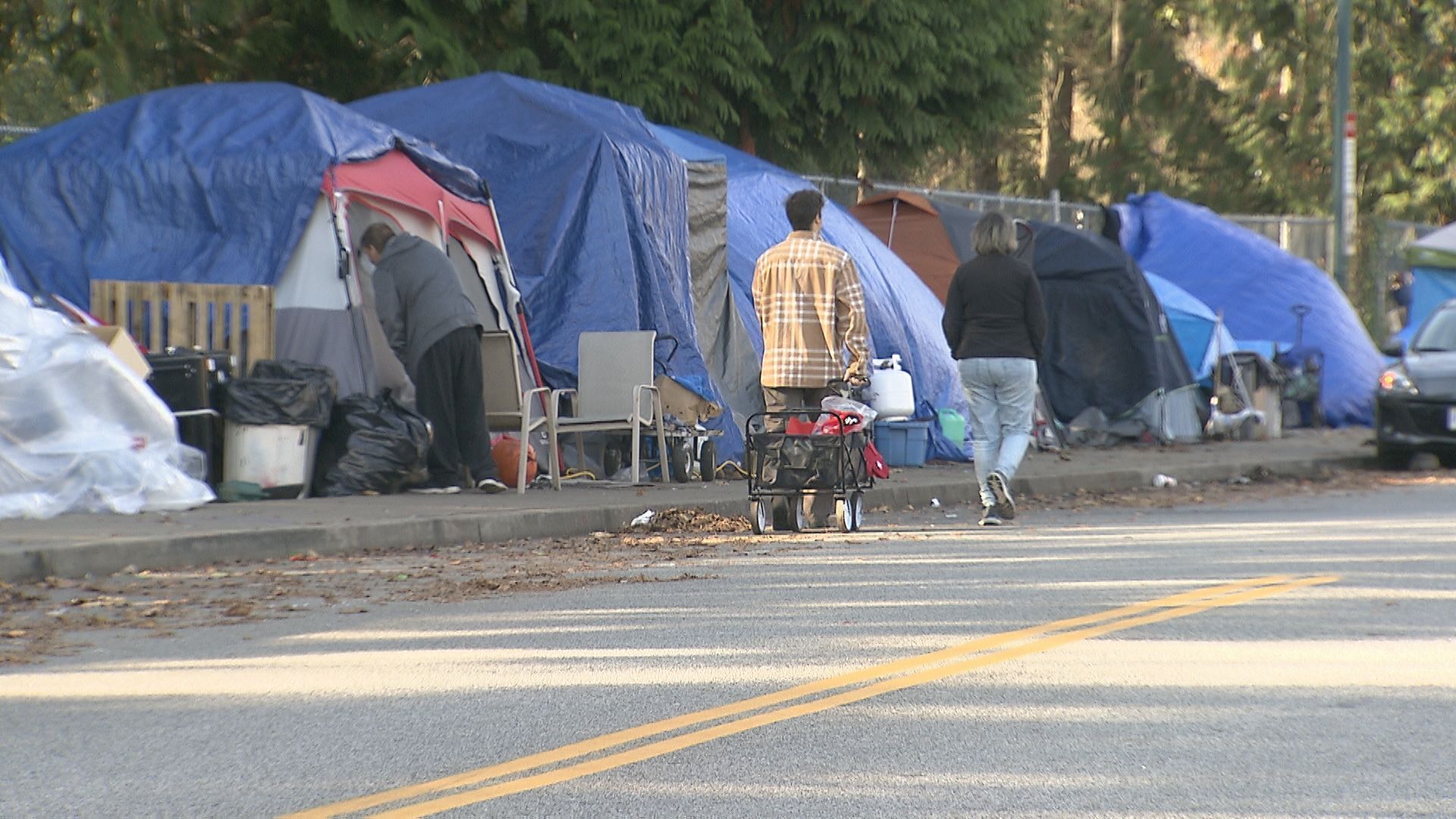 Coquitlam encampment dealing with challenging conditions