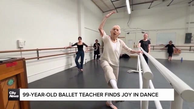 99-year-old ballet teacher finds joy in dance