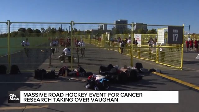 World's largest road hockey fundraiser underway in Vaughan