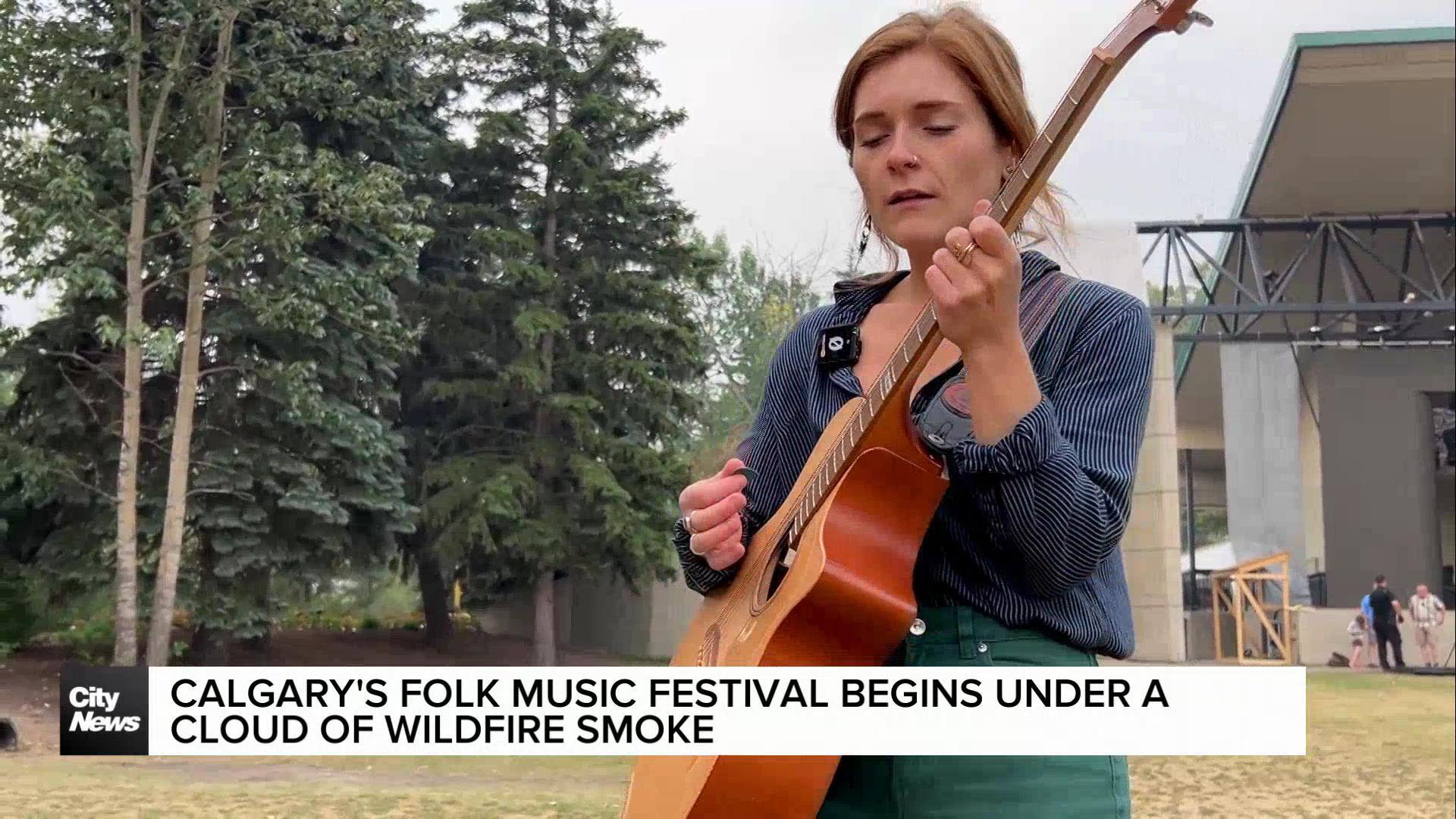 Calgary's Folk Music Festival begins under a cloud of wildfire smoke