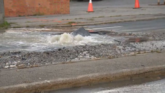 Watermain break leads to sinkhole in Scarborough