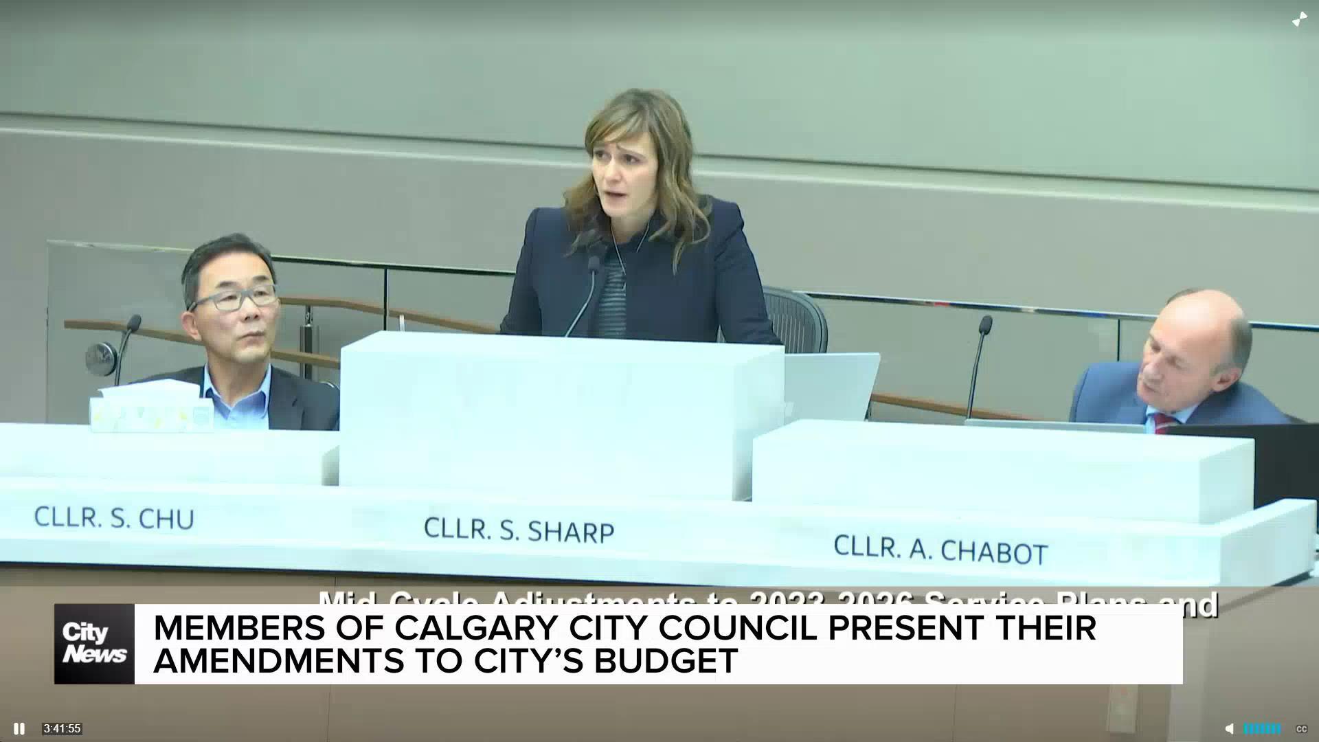 Amendments to Calgary's budget presented