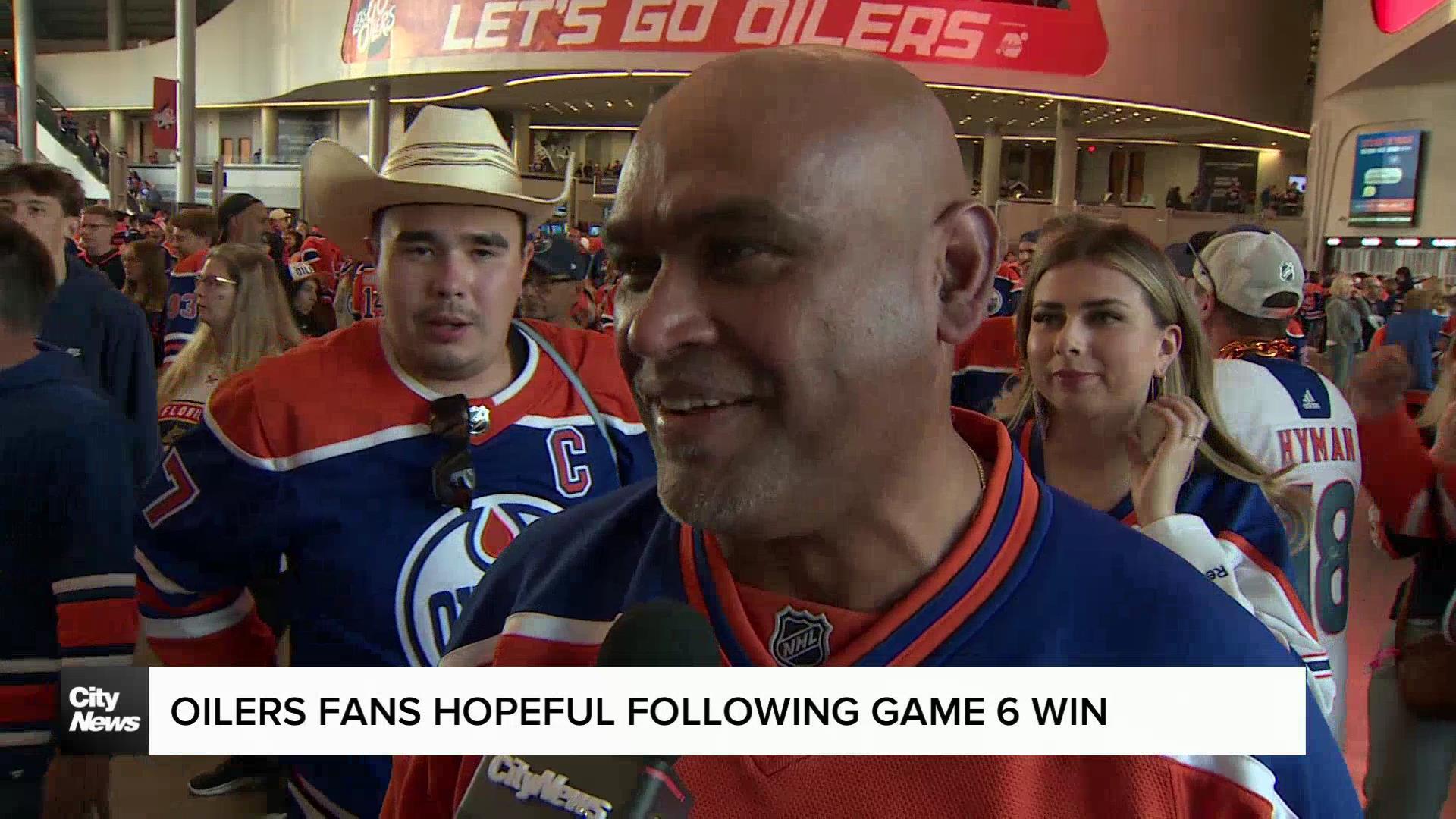 Onto Game 7: Oilers fans euphoric after Edmonton levels Stanley Cup final