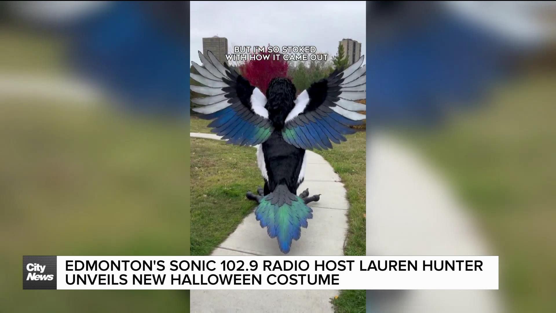 Edmonton SONiC 102.9 radio host Lauren Hunter reveals her Halloween costume