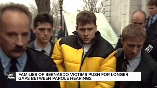 Families of Bernardo victims push for longer gaps between parole hearings
