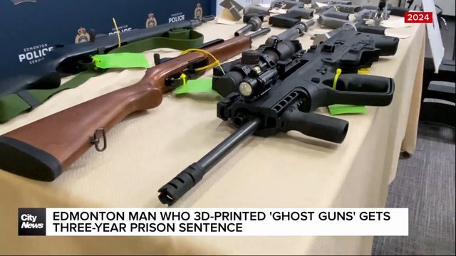 Edmonton ‘ghost gun’ maker gets 3 years in prison
