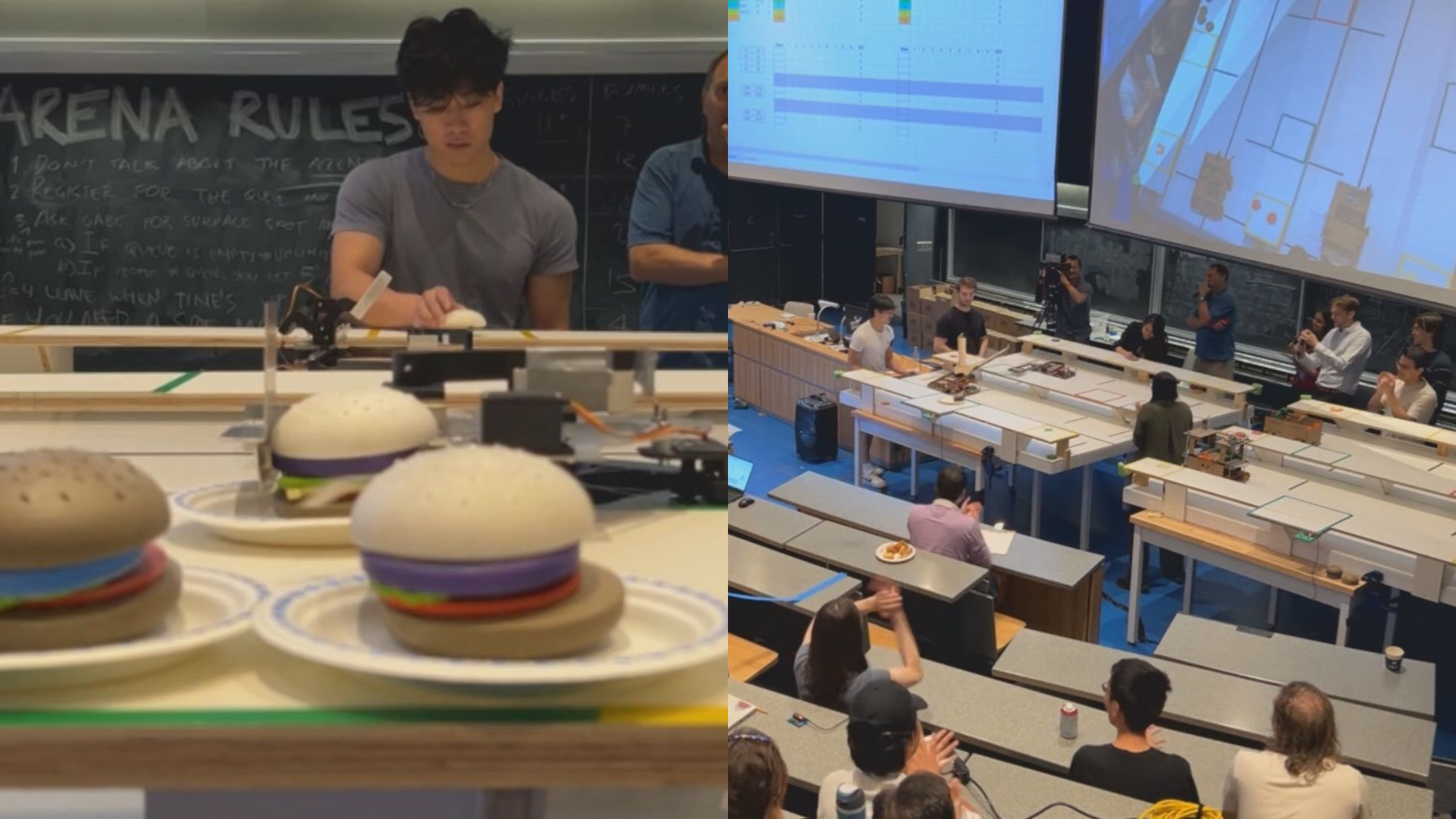 Burger bots: UBC engineering students go head-to-head in autonomous design