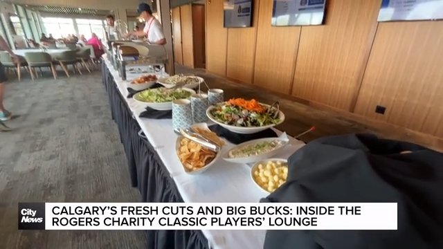 Calgary's Fresh Cut's and Big Bucks: Inside the Rogers Charity Classic Players' Lounge