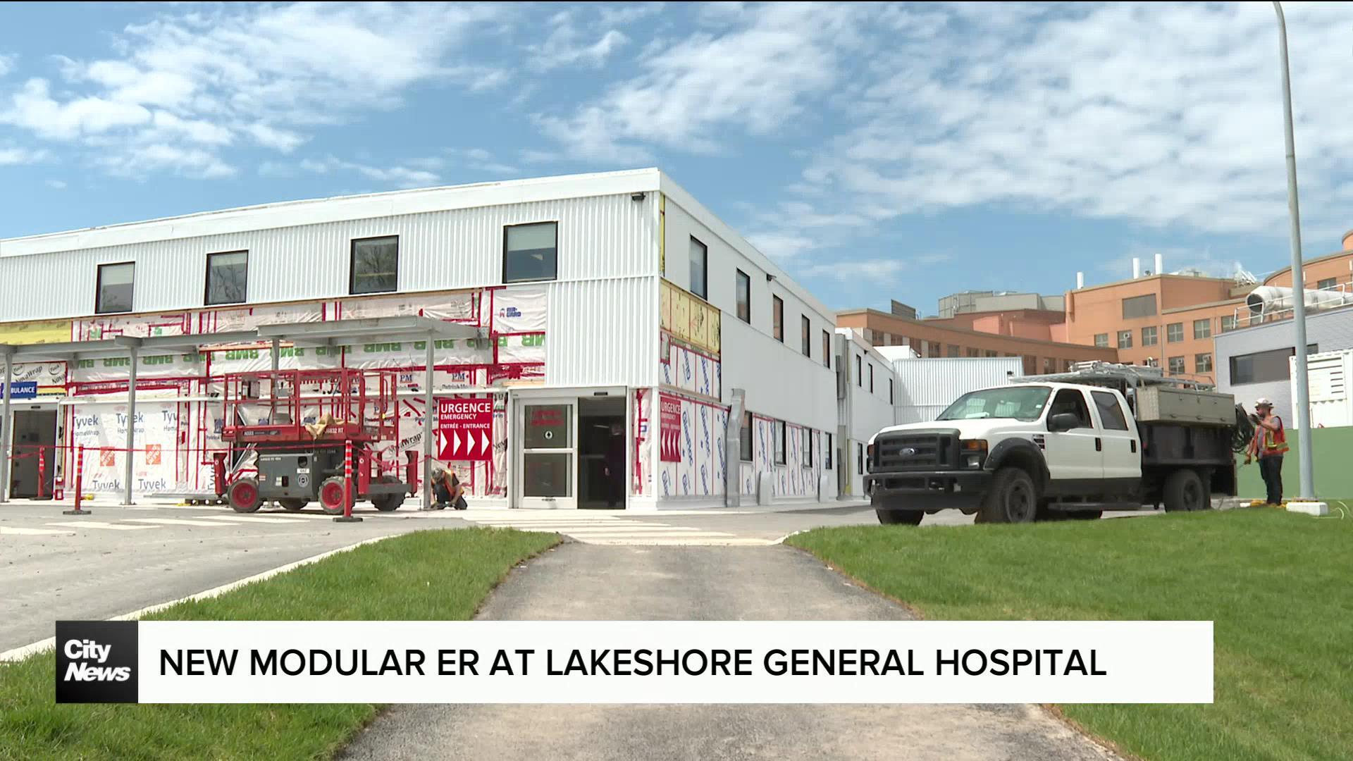 Lakeshore General Hospital opens temporary ER amid major expansion