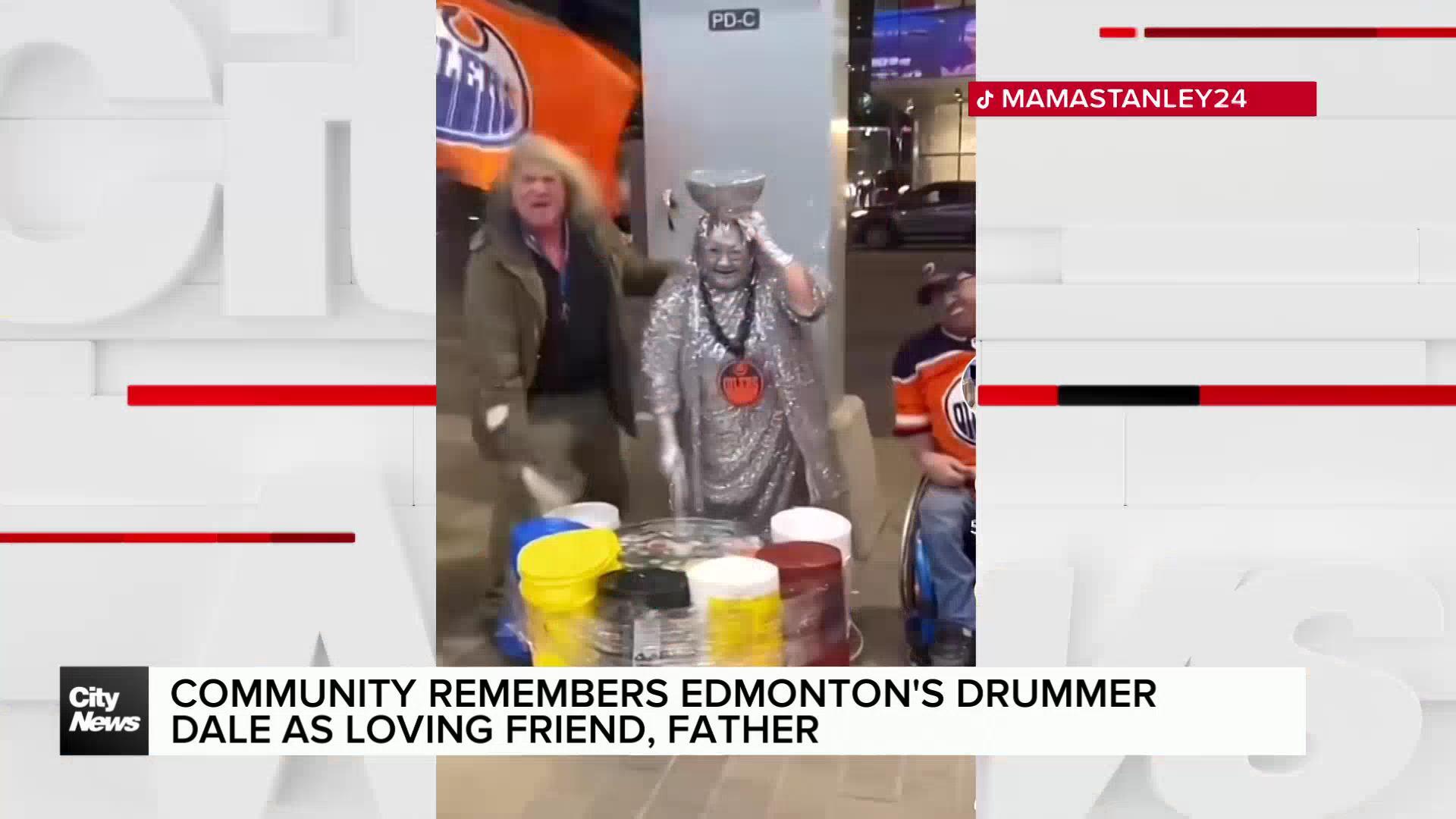 Edmonton’s ‘drummer Dale’ remembered as loving father, friend