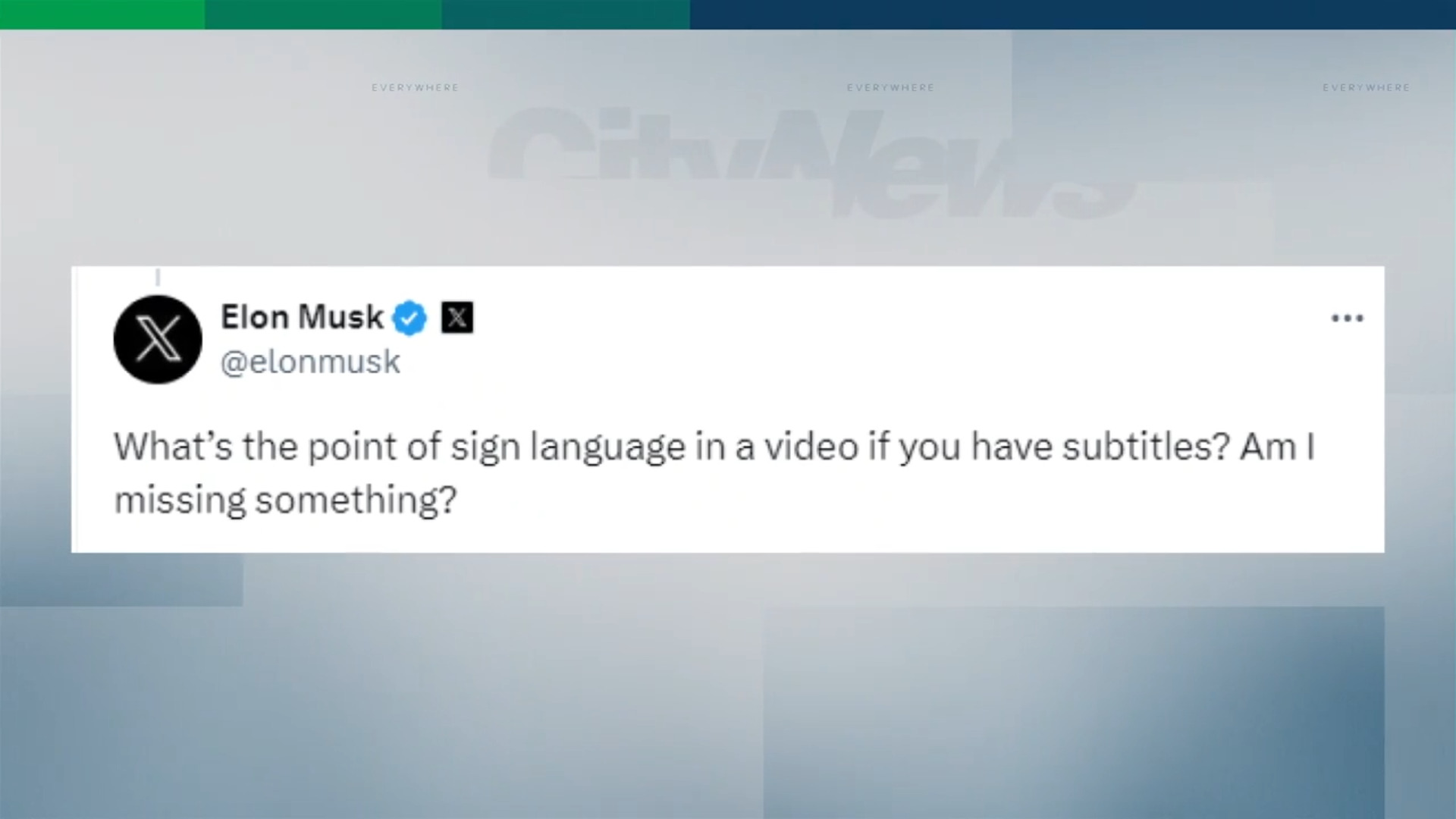 Deaf community reacts to Elon Musk's post about sign language and subtitles
